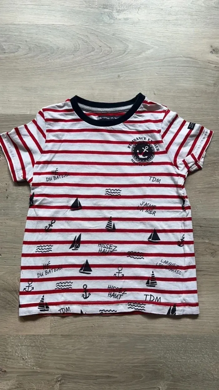 T-shirt manches courtes terre de marin