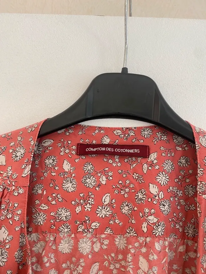 Robe cache coeur comptoir des cotonniers fleurie en 36 - photo numéro 12