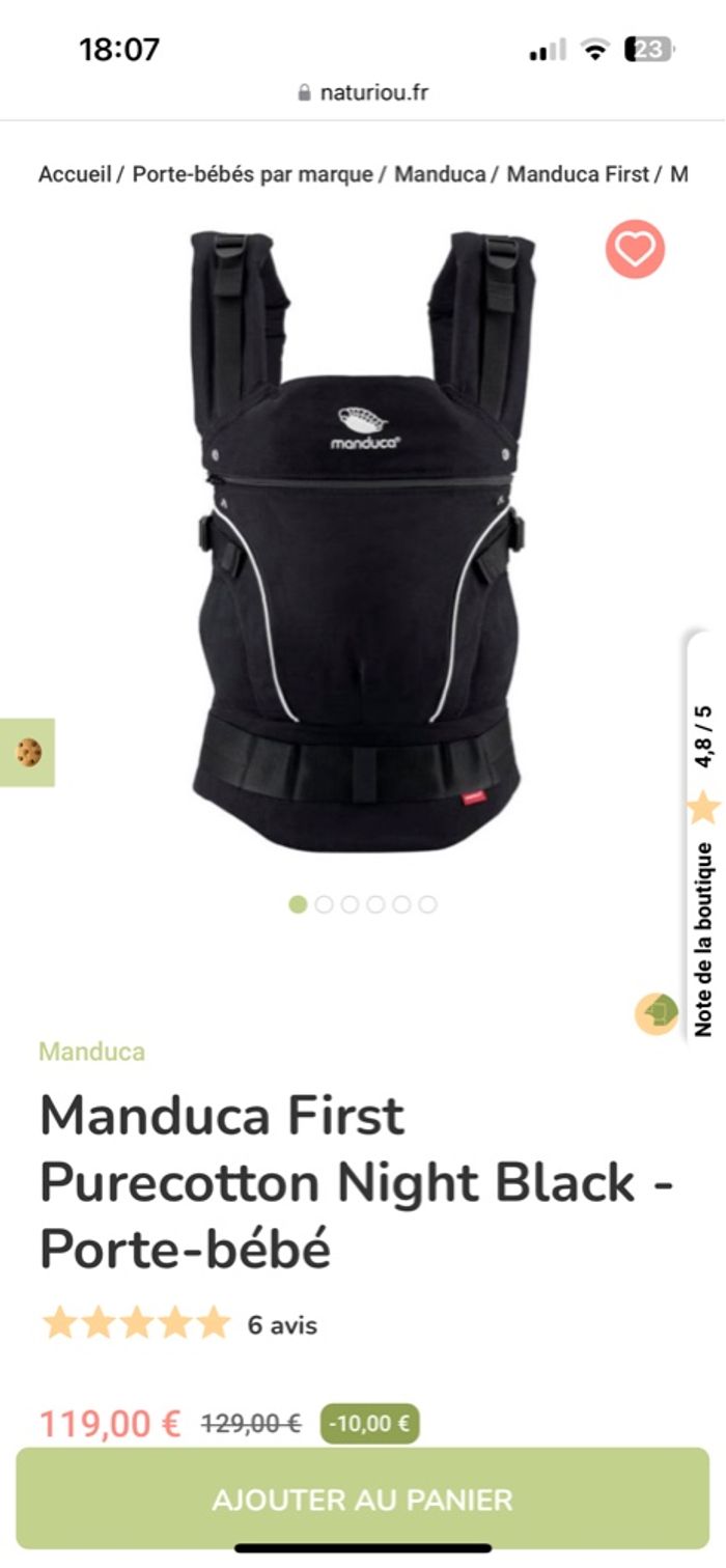 Porte bébé - photo numéro 5