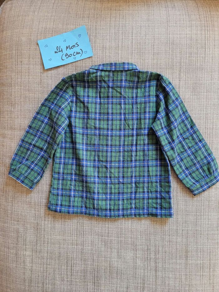 Chemise manches longues vintage 2 ans - photo numéro 3
