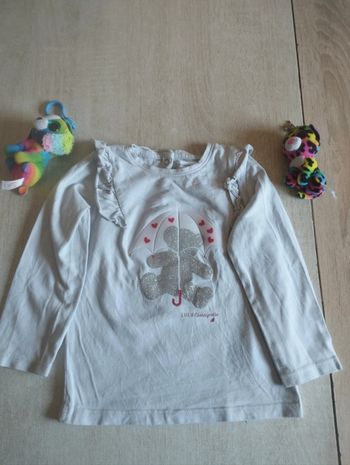 Haut manches longues lulu castagnette 18 mois