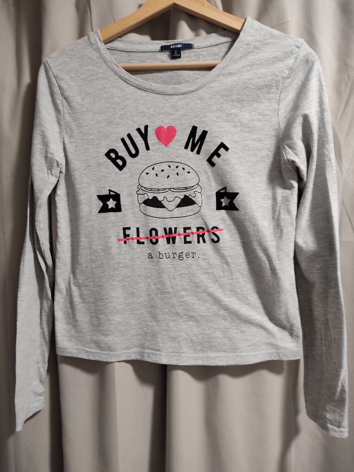 T-shirt manches longues Kiabi