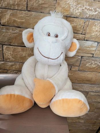 Peluche Singe beige Sandy