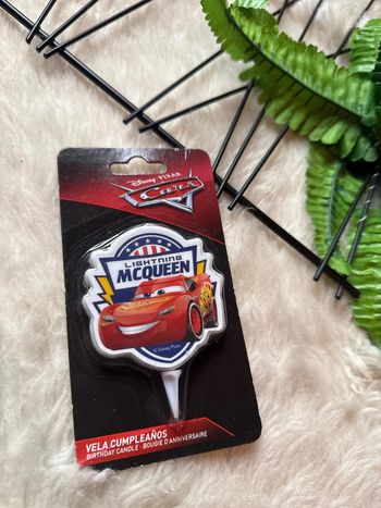 Bougie d'anniversaire - thème CARS