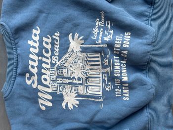 Sweat bleu garçon imprimé santa monica 4 ans Tape à l'Oeil