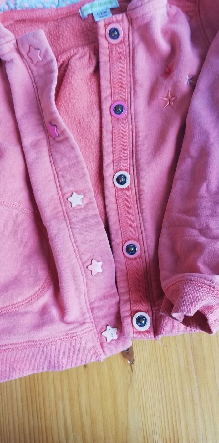 Vertbaudet veste sweat 4 ans - photo numéro 6