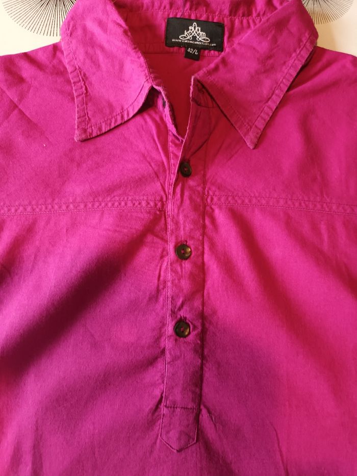 T-shirt tunisien chemise 👨 taille L comme neuf - photo numéro 4