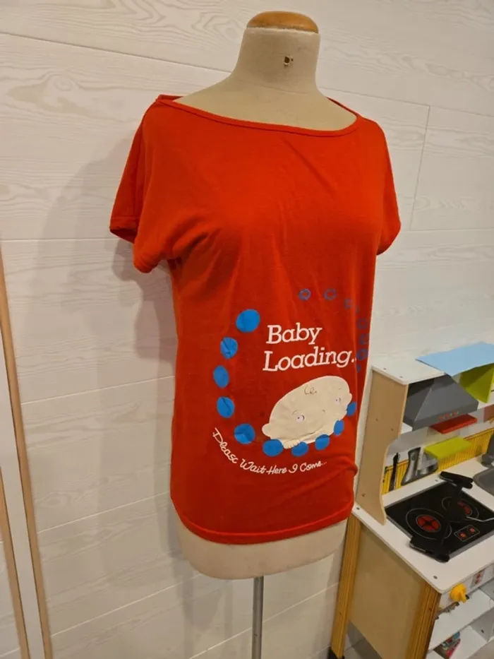 Tee shirt grossesse S - photo numéro 2