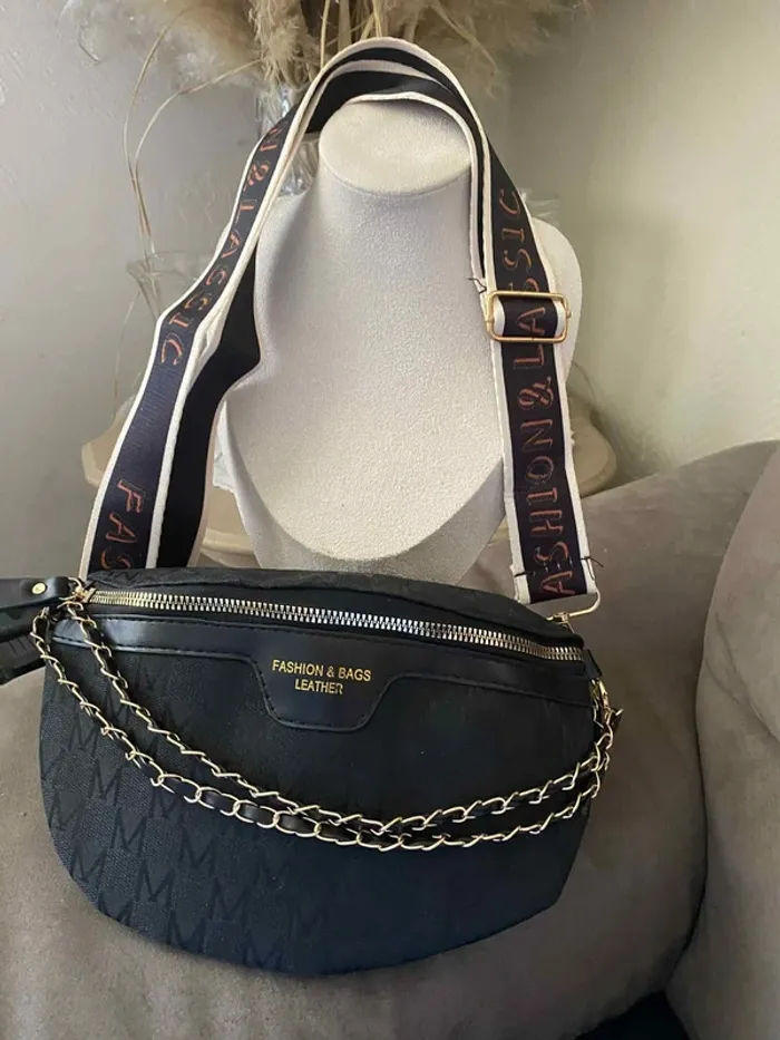 Sac banane noir tendance - photo numéro 9