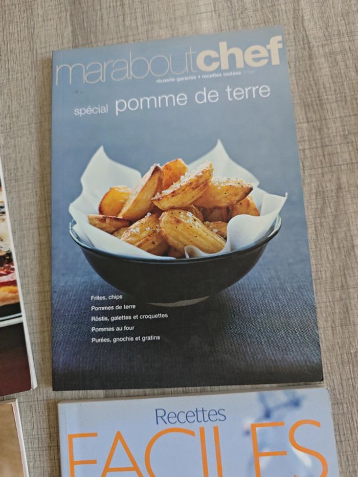 Lot de 4 livres de recettes de cuisine Marabout chef - photo numéro 5