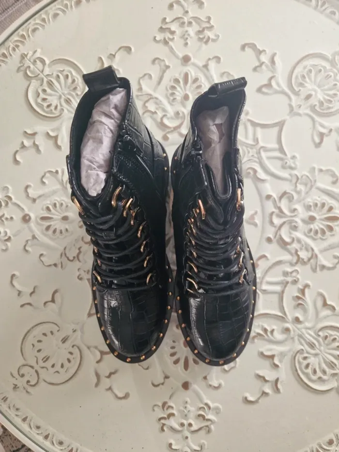 Bottines noires Asos Design – Taille 38 - photo numéro 3