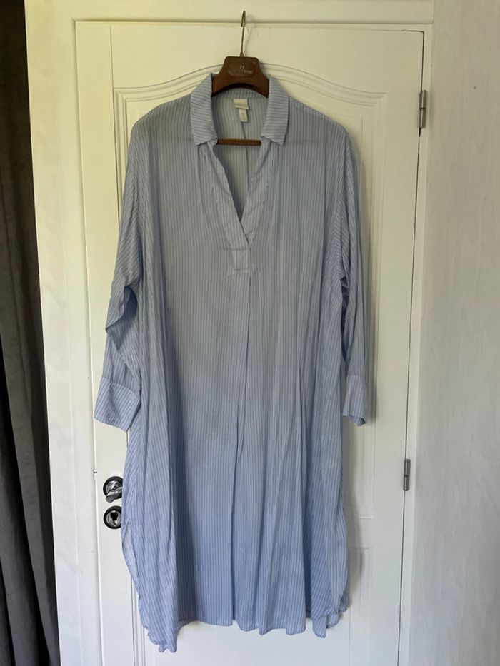 Robe longue H&M bleue taille XL