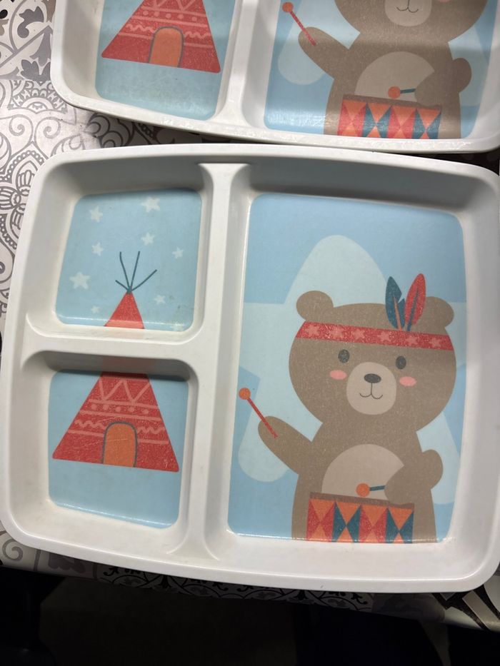 Lots de 7 assiettes  enfant - photo numéro 3