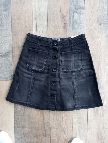 Jupe effet usé
