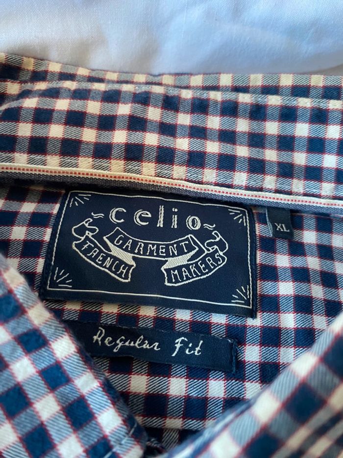 Chemise à carreaux Xl celio - photo numéro 3