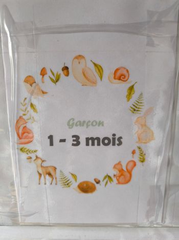 Lot 1-3 mois garçon 