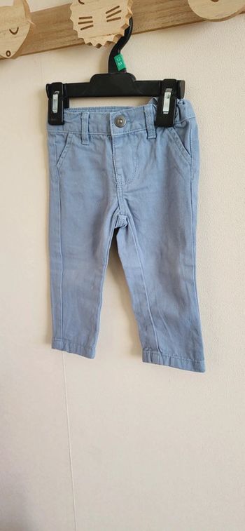 Pantalon 6 mois bleu clair