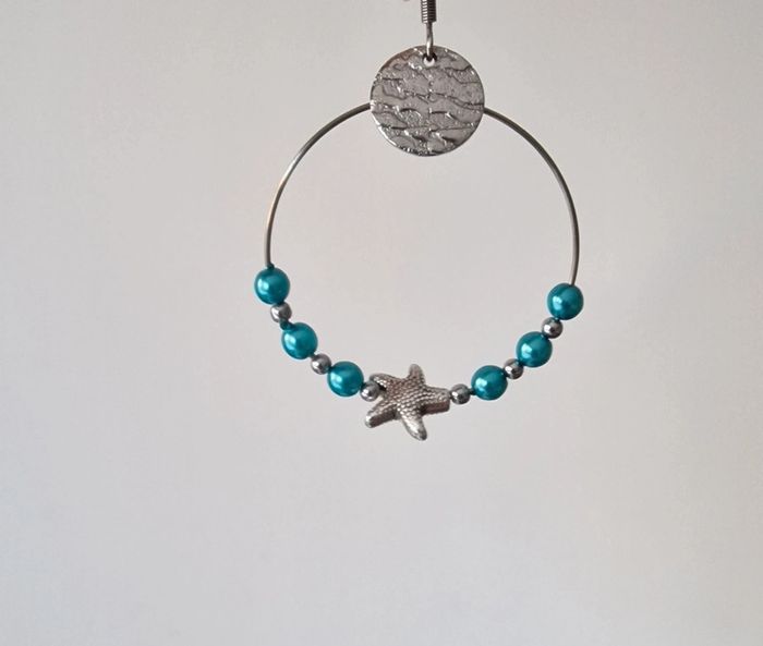 Boucle d'oreille étoile de mer - photo numéro 2