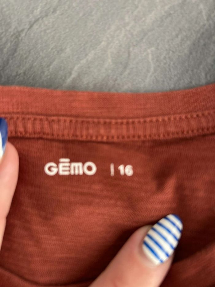 T-shirt ~ gémo ~ 16 ans - photo numéro 2