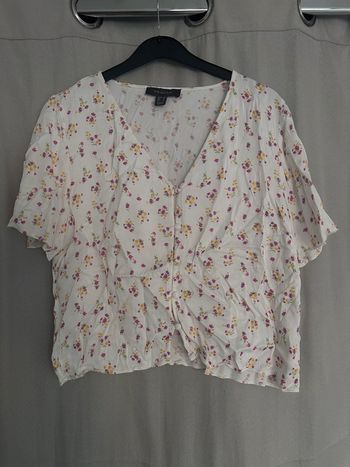 Blouse à fleurs