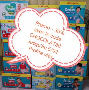 Pampers couches  maxi pack 