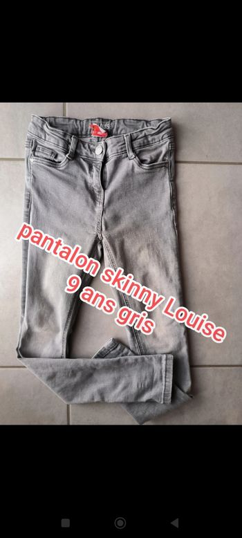 Pantalon fille skinny Louise 9 ans