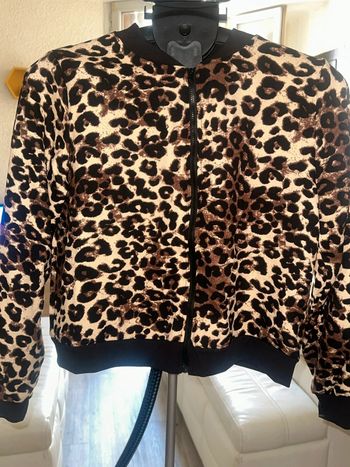 Veste léopard shein
