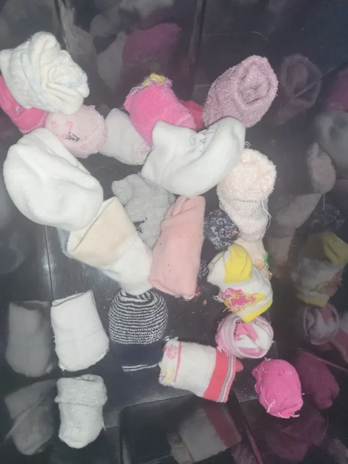 Lot chaussettes bonnets collant bébé - photo numéro 4
