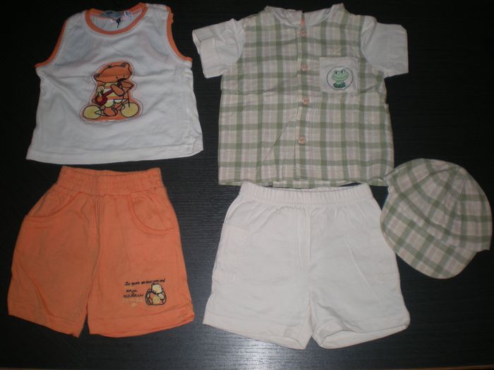 Lot de 22 vêtements garçon été 6 mois - photo numéro 7