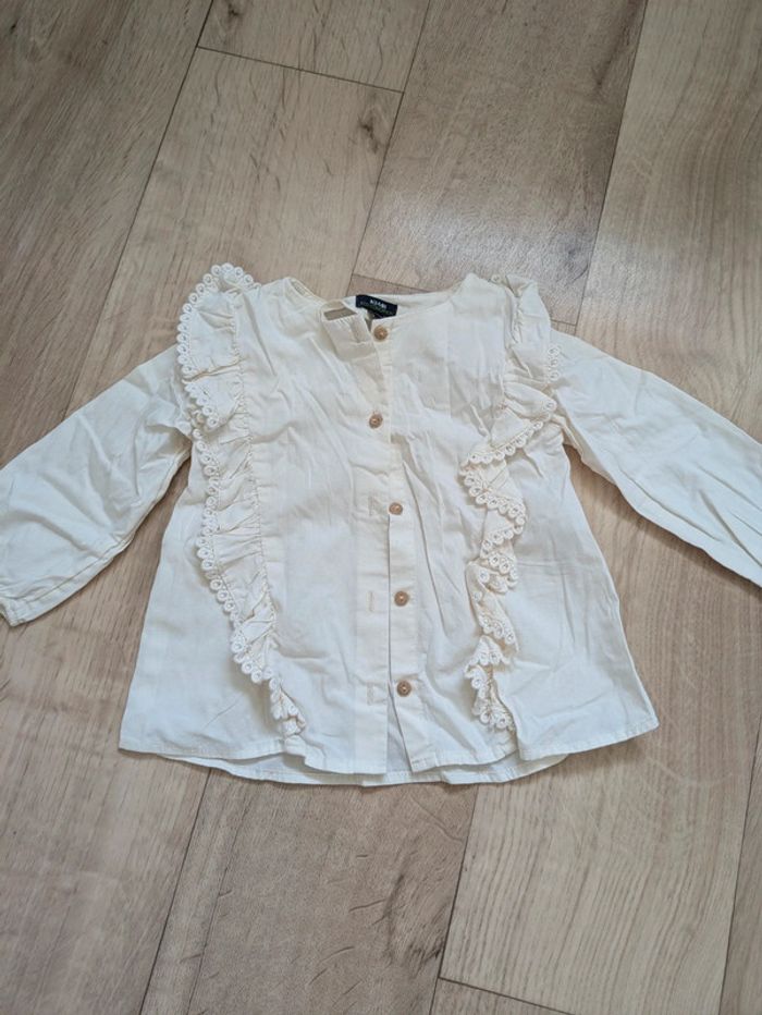Lot 8 blouses légères 12 mois 74cm - photo numéro 2