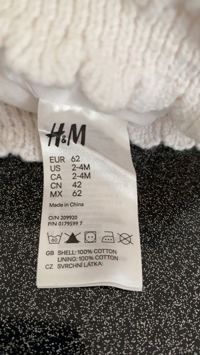 Lot ensemble Bonnet+leggins+2 paires chaussettes 3 mois - photo numéro 3