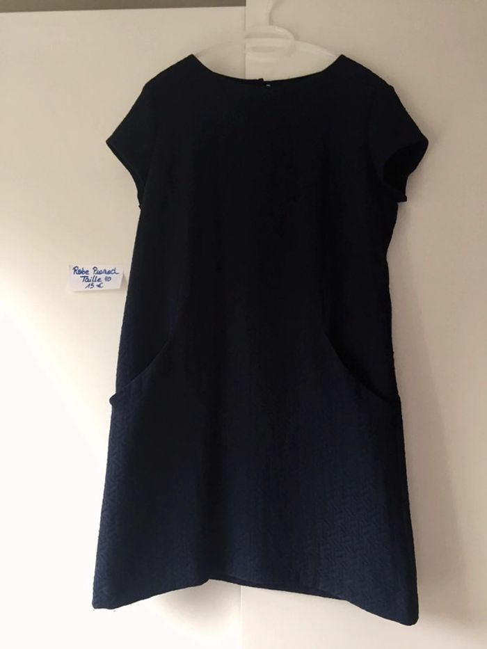 Robe à manches courtes « Promod » bleu marine taille 40