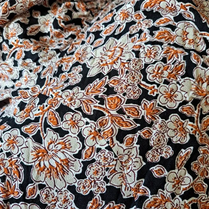 Robe fleurie manches longues - photo numéro 4