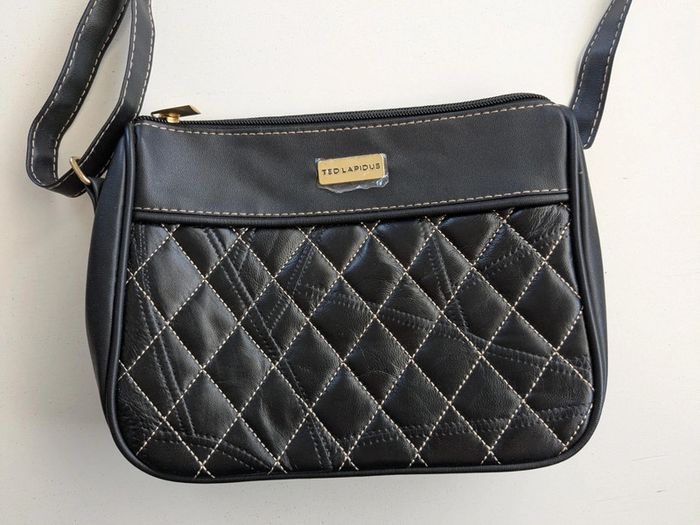 Sac bandoulière noir : Ted lapidus - photo numéro 2