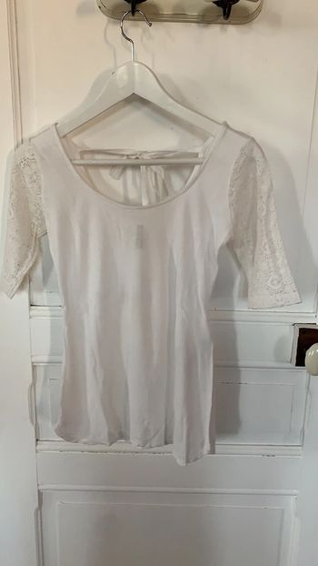 T-shirt dentelle naf Naf