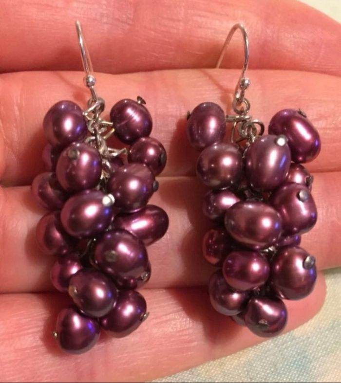 Paires Boucles D’oreilles Pendantes Perles De Culture D’eau Douce et acier inoxydable - photo numéro 8