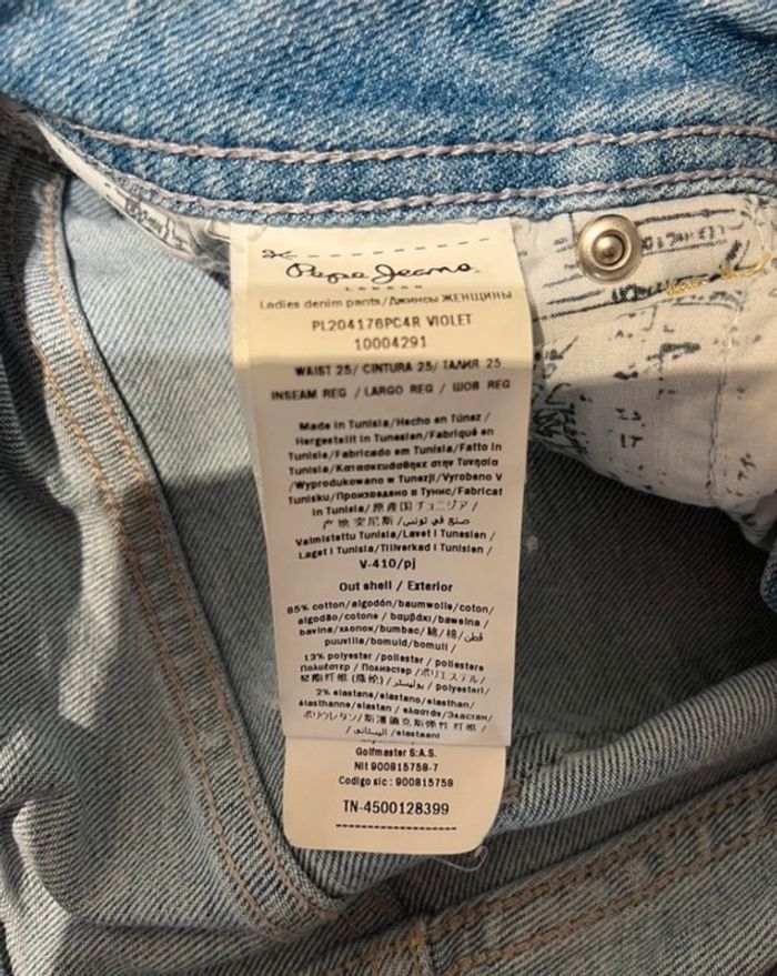 Jean Mom Carrot high waist Pepe Jeans taille 25 - photo numéro 5