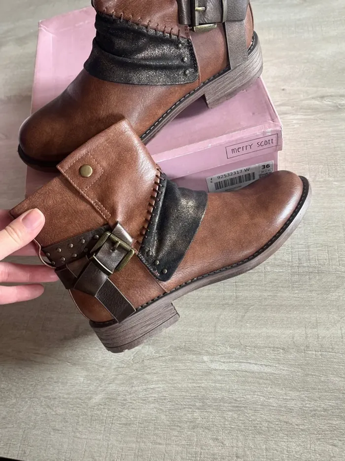 Bottines chaussea 36 - photo numéro 2