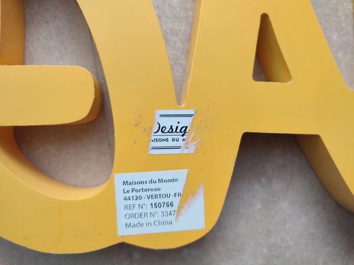 Décoration murale SWAG de Maisons du monde - photo numéro 3