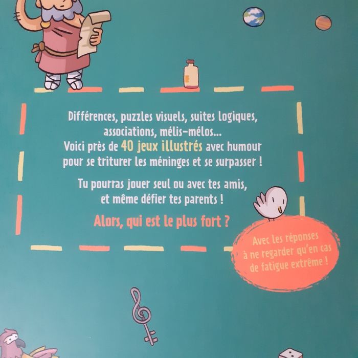 Bloc-jeux 7 ans+ "Logique & Observation" +Crayon fantaisie - photo numéro 2