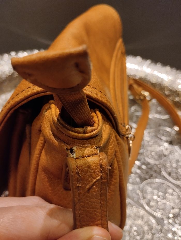 Sac à main simili cuir Camel 🤎 - photo numéro 10