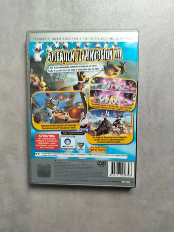 Jeu PS2 – Rayman contre les lapins crétins (Platinum) - photo numéro 2