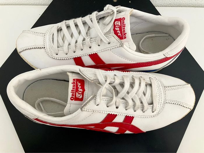 Onitsuka Tiger Corsair ‘White Classic Red’ / Blue - photo numéro 5