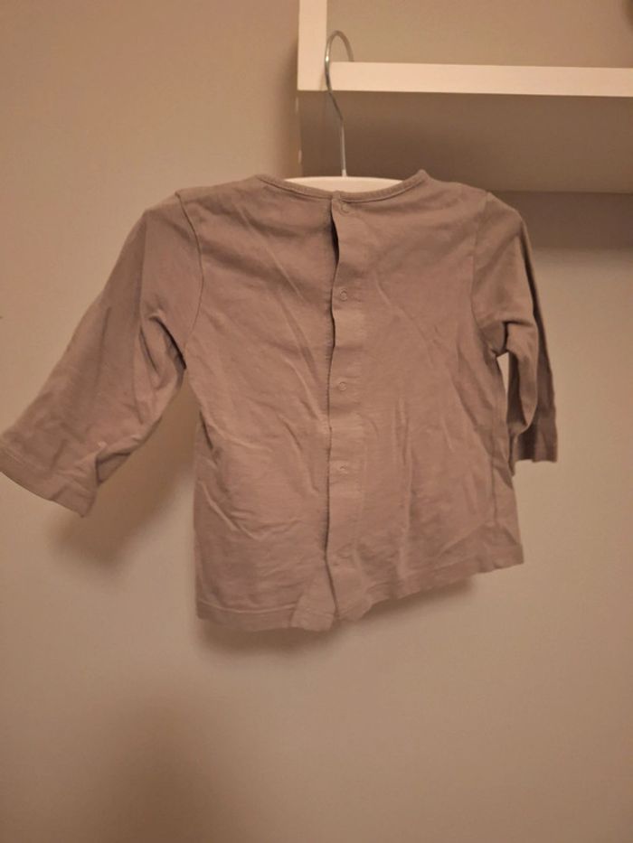 Tee Shirt Manches Longues Kitchoun 9 Mois - photo numéro 2