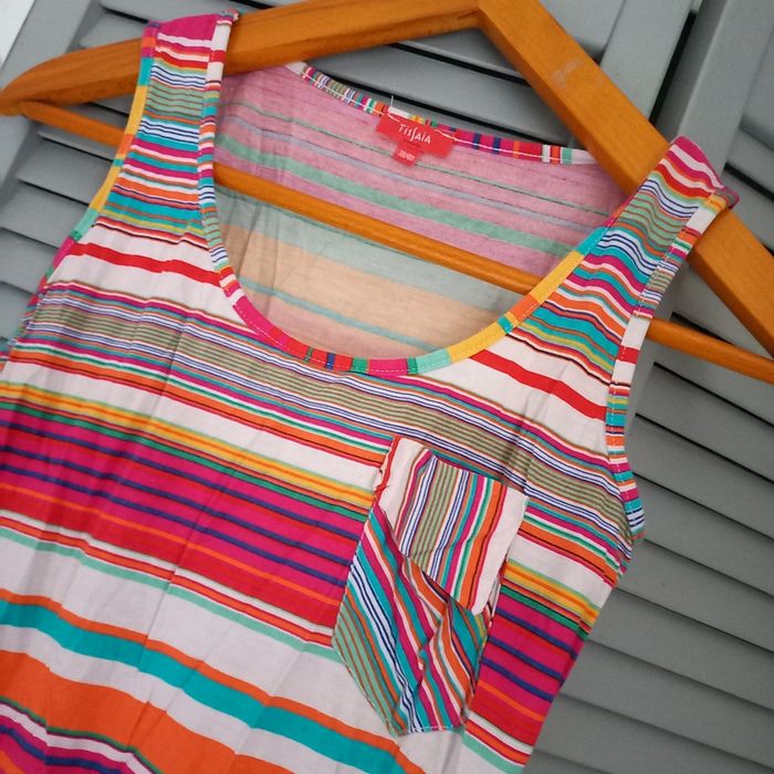 Débardeur rayé coloré - photo numéro 2