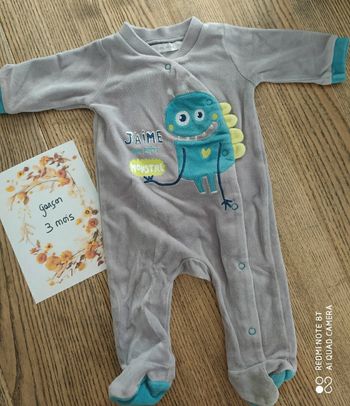 Pyjama hiver 3 mois