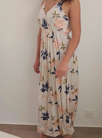 Robe longue fleurie
