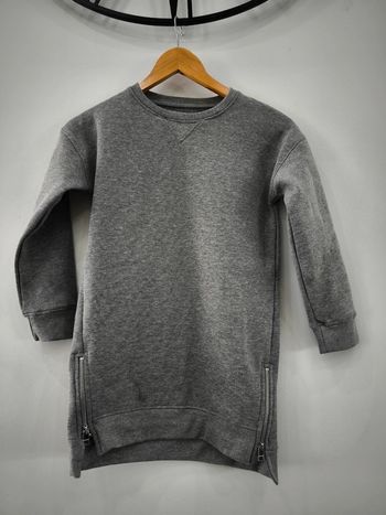 Robe pull sweat taille 7 ans neuve