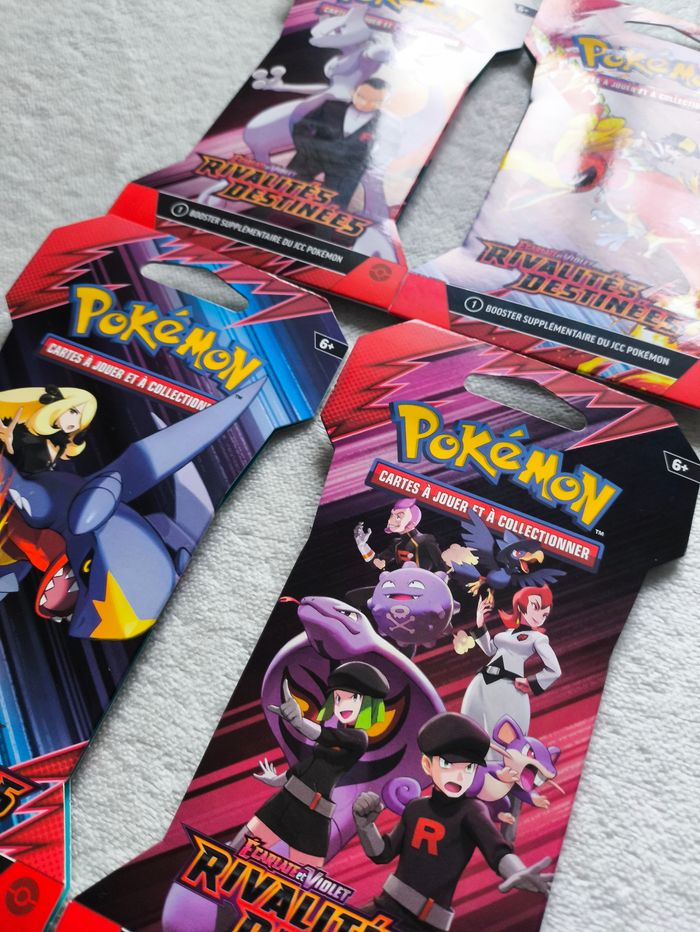 Artset EV10 Pokémon – Rivalités Destinées – Lot de 4 Boosters FR - photo numéro 2