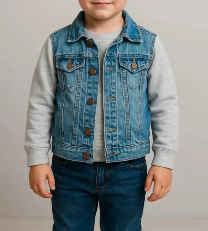Veste en jean garçon 4 ans Dany Kids – stylée et confortable !